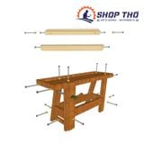  Bộ bulong liên kết mộng gỗ BD-1830-180 