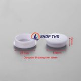  Nút nhựa chụp lỗ vít cỡ 18mm màu trắng (túi khoảng 200c) 