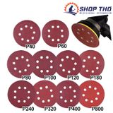  Giấy nhám tròn đế lông - P80 - đường kính 125mm 