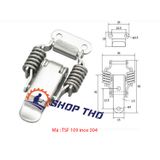  Khóa inox 304, khóa lò so,khóa mỏ vịt, Khóa inox, Khóa Hộp , Khóa Hòm: TSF109 