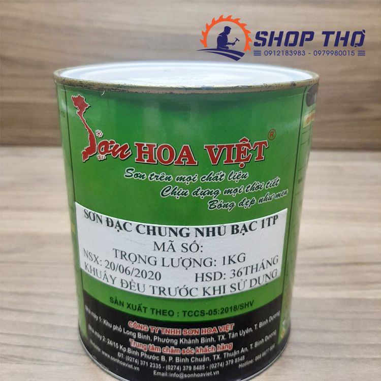  Sơn nhũ bạc 1 thành phần 