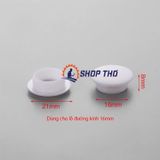  Nút nhựa chụp lỗ vít cỡ 16mm màu vàng nhạt (túi khoảng 200c) 