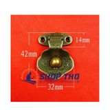  Khóa hộp giả cổ K030 KT: 42*14*32mm 
