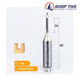  Mũi phay đánh rãnh TCT 0107 : 1/2X3X20 