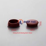  Nút nhựa chụp lỗ vít cỡ 18mm màu trắng (túi khoảng 200c) 