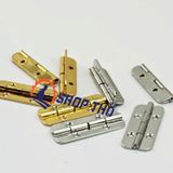  Bản lề lá W143 màu vàng bo góc tròn loại dày đẹp độ mở 180 