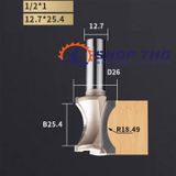  Mũi phay bo mép đối xứng Tideway LC0605 1/2*1 