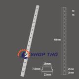  Thanh trượt chữ T dài 45cm có lỗ 