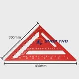  Thước mòi nhôm , thước eke, thước ke góc vuông 7inch 