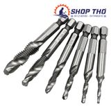  Bộ 6 mũi taro ren chuôi lục giác (HSS4341) 