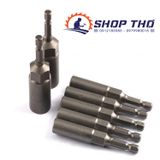  Đầu bắn bulong tuýp dài - chuôi máy bắn vít - cỡ 11mm 