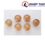  Núm gỗ nhỏ màu gỗ sơn bóng 21x23.5mm 