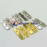  Bản lề lá W143 màu vàng bo góc tròn loại dày đẹp độ mở 180 