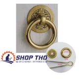  Móc kéo  núm kéo tròn đồng thau màu vàng 