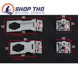  Bộ khóa gài có chìa  WITLANG , ổ khóa tủ, khóa hộp dụng cụ cỡ 3inch 