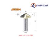  Mũi phay ARDEN đánh góc nhọn 120 độ 0304 (1/2*32*13.24H) 