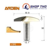  Mũi phay đánh hình cầu lõm ARDEN 1833 : 1/2*2 