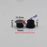  Nút nhựa chụp lỗ vít cỡ 10mm màu đen (túi khoảng 400c) 