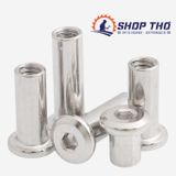  Ecu inox 304 mũ lục giác ren âm cỡ M6*12mm 
