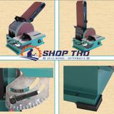  Giấy nhám tròn P320 có keo dán đường kính 250mm cho máy ALLWIN BD6100 