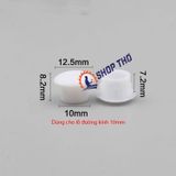  Nút nhựa chụp lỗ vít cỡ 10mm màu trắng (túi khoảng 400c) 