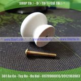  Núm gỗ màu trắng sơn bóng 35*27mm 