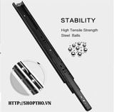  Ray bi 3 tầng độ dài 45cm - màu đen 