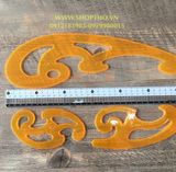  Bộ 3 thước kỹ thuật vẽ cung tròn 