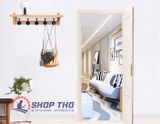  Móc treo giả cổ đôi Vintage màu đen - đế trái tim 