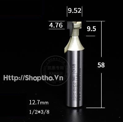  Mũi phay Arden 1603 đánh móc treo 1/2*3/8 