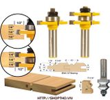  Bộ 3 mũi phay ghép sàn gỗ 