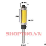  Mũi phay thẳng 2 bi : 1/4*1/2*25 