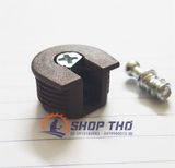  Bộ ốc liên kết cam loại ngắn - màu nâu 