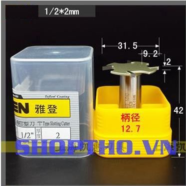 Mũi phay Arden 1612 - đánh rãnh 1/2*2mm 