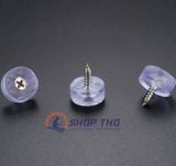  Chân đế nhựa trong chống trơn - vít inox 