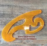  Bộ 3 thước kỹ thuật vẽ cung tròn 