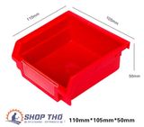  Hộp nhựa đựng ốc vít cỡ 110x105x50mm màu đỏ 