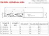  Mũi phay xoắn Spiral 10*45-100 Colet 12.7mm 