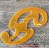  Bộ 3 thước kỹ thuật vẽ cung tròn 