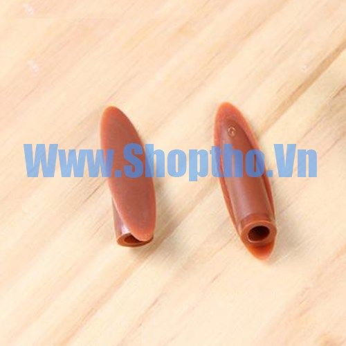  Đầu bịt nhựa khoan chéo #6 - màu nâu (túi 100c) 