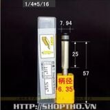  Mũi phay thẳng Arden 0201 - bi dưới 1/4*5/16 