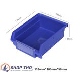  Hộp nhựa đựng ốc vít cỡ 110x105x50mm màu xanh 