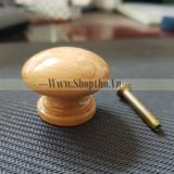  Núm gỗ màu gỗ sơn bóng 30*33mm 