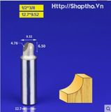  Mũi phay Tideway đánh rãnh tròn 1/2*3/8 (9.5mm) 