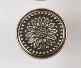  Núm giả cổ GSD7004A-2 - hoa hướng dương 25.8×22.5mm (Chiếc) 