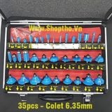  Bộ mũi phay 35 món colet 6.35mm 