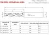  Mũi phay xoắn Spiral 8*45-100 Colet 12.7mm 