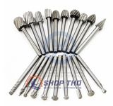  Bộ 20 mũi mài gỗ lũa - chuôi 3mm 