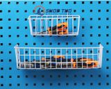  Giỏ đựng đồ màu trắng 235*100*80mm - treo bảng Pegboard 