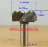  Mũi phay đánh chỉ bánh xe 1/2 x 1-1/2" 